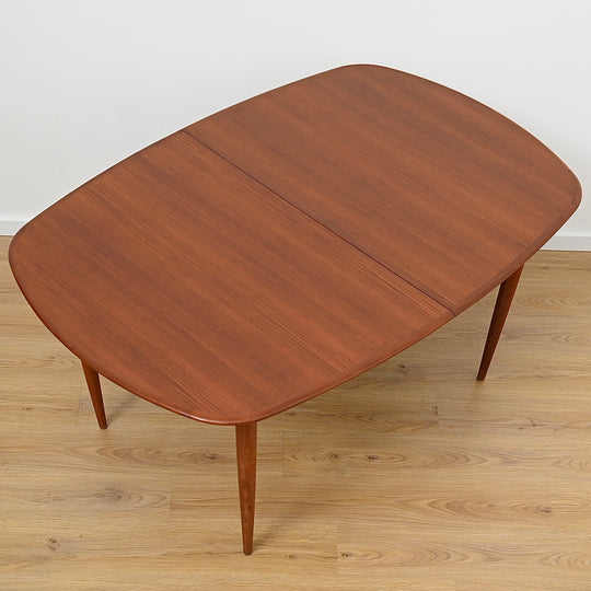 Parker Mid Century Extendable Walnut Dining Table D End Elliptical