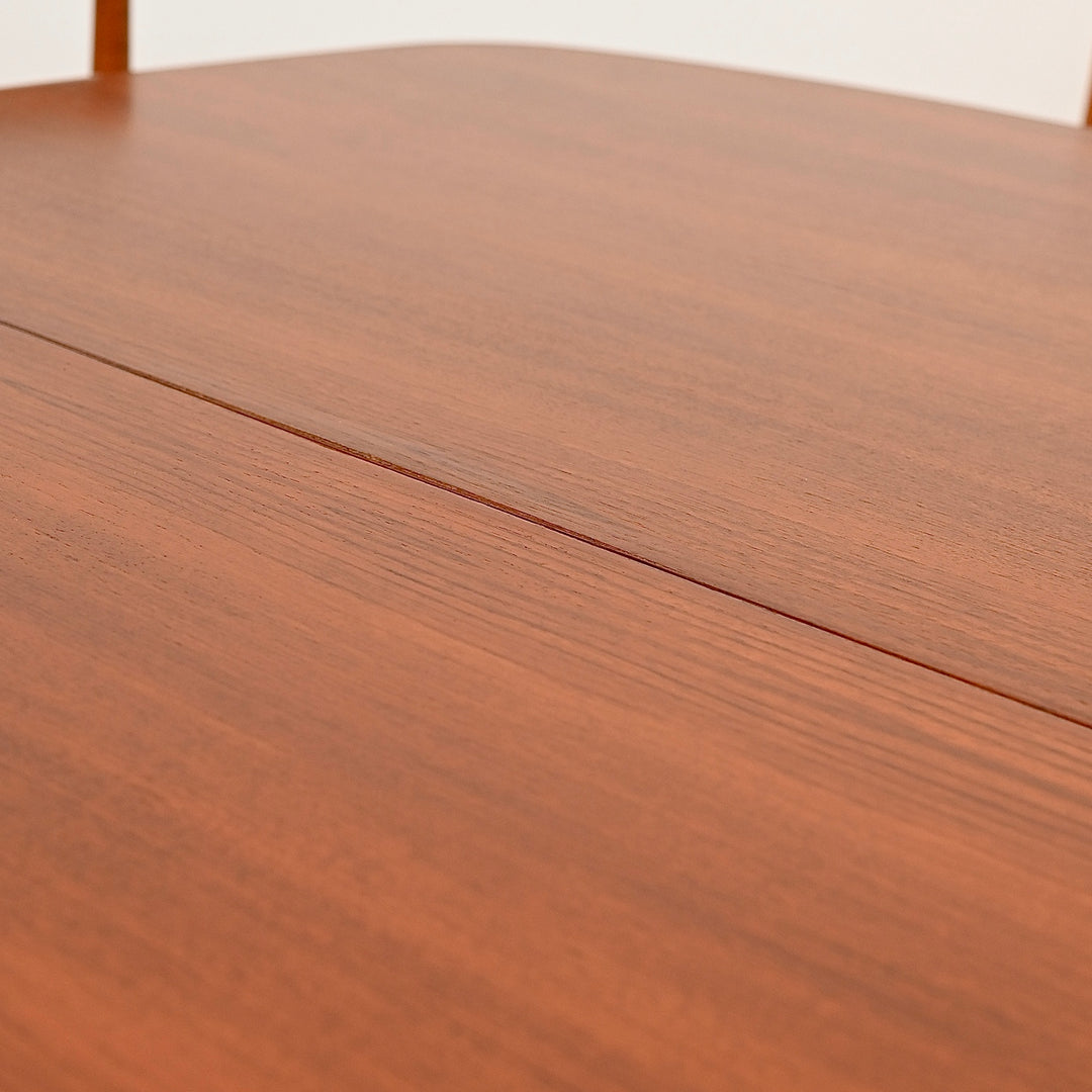 Parker Mid Century Extendable Walnut Dining Table D End Elliptical