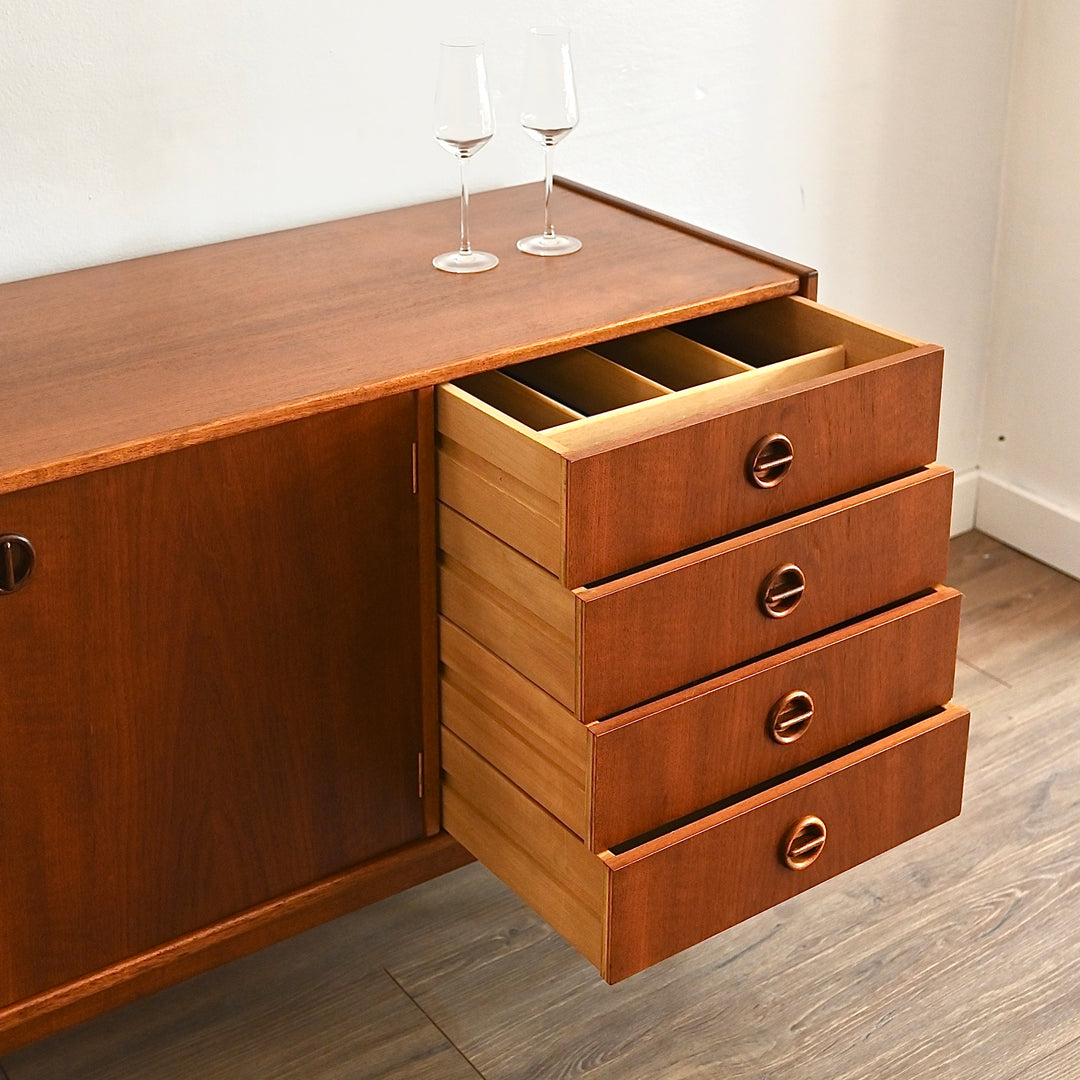 Parker Nordic Teak Sideboard Buffet Cabinet