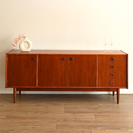 Parker Nordic Teak Sideboard Buffet Cabinet