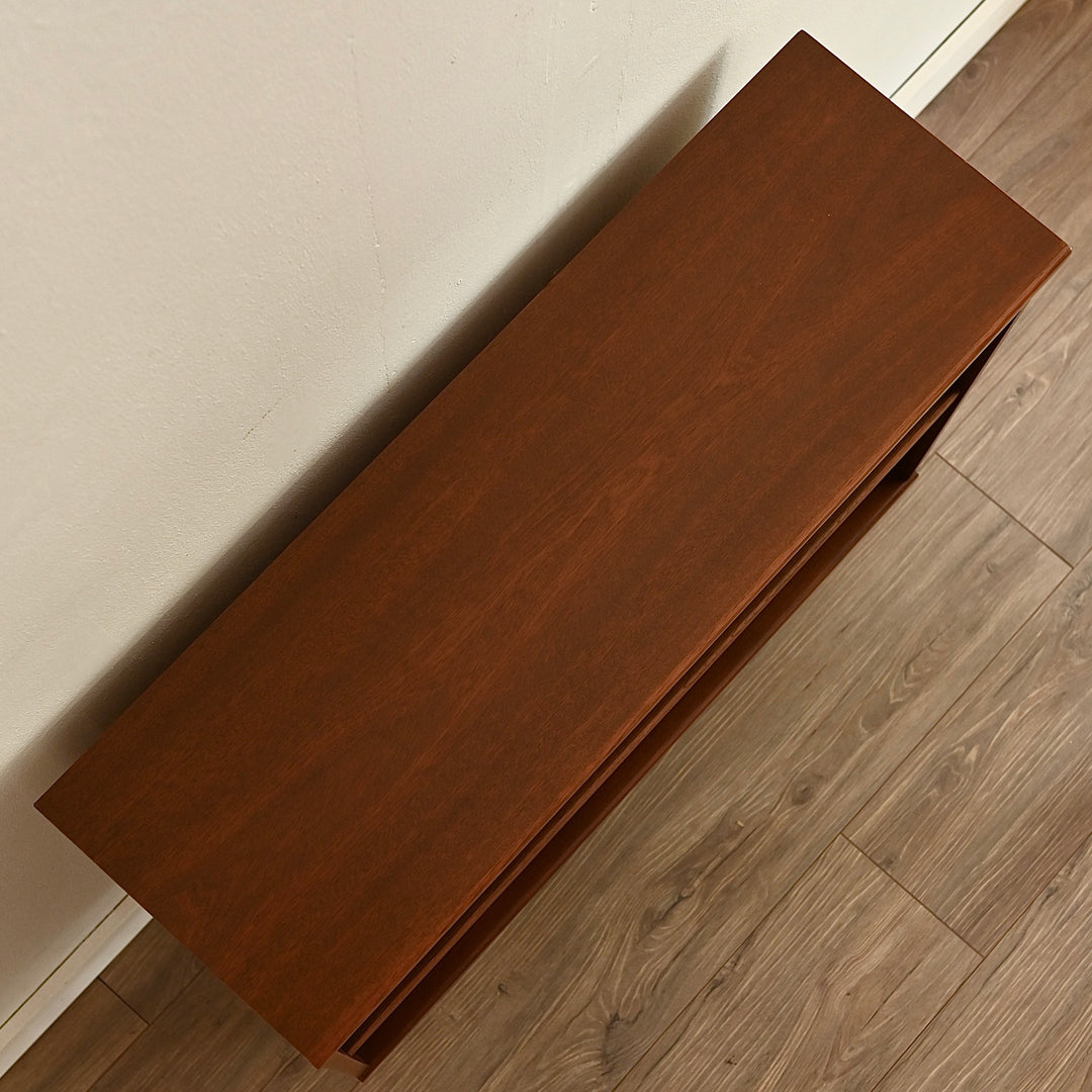 Mid Century Walnut Bookcase Bookshelf by Noblett