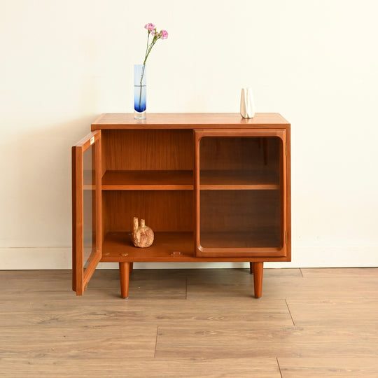 Mid Century Teak Sideboard Display Cabinet by Chiswell