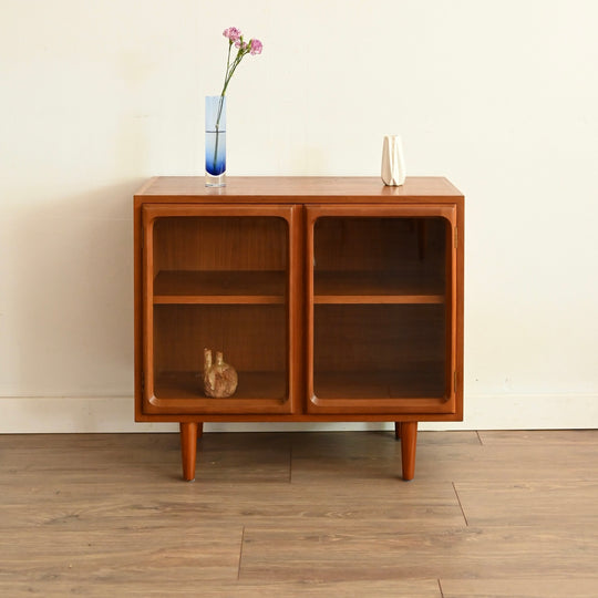 Mid Century Teak Sideboard Display Cabinet by Chiswell