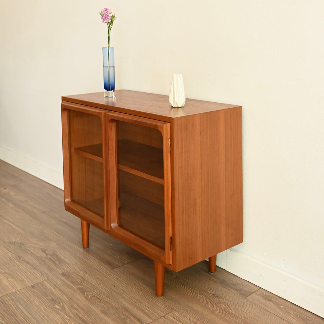 Mid Century Teak Sideboard Display Cabinet by Chiswell