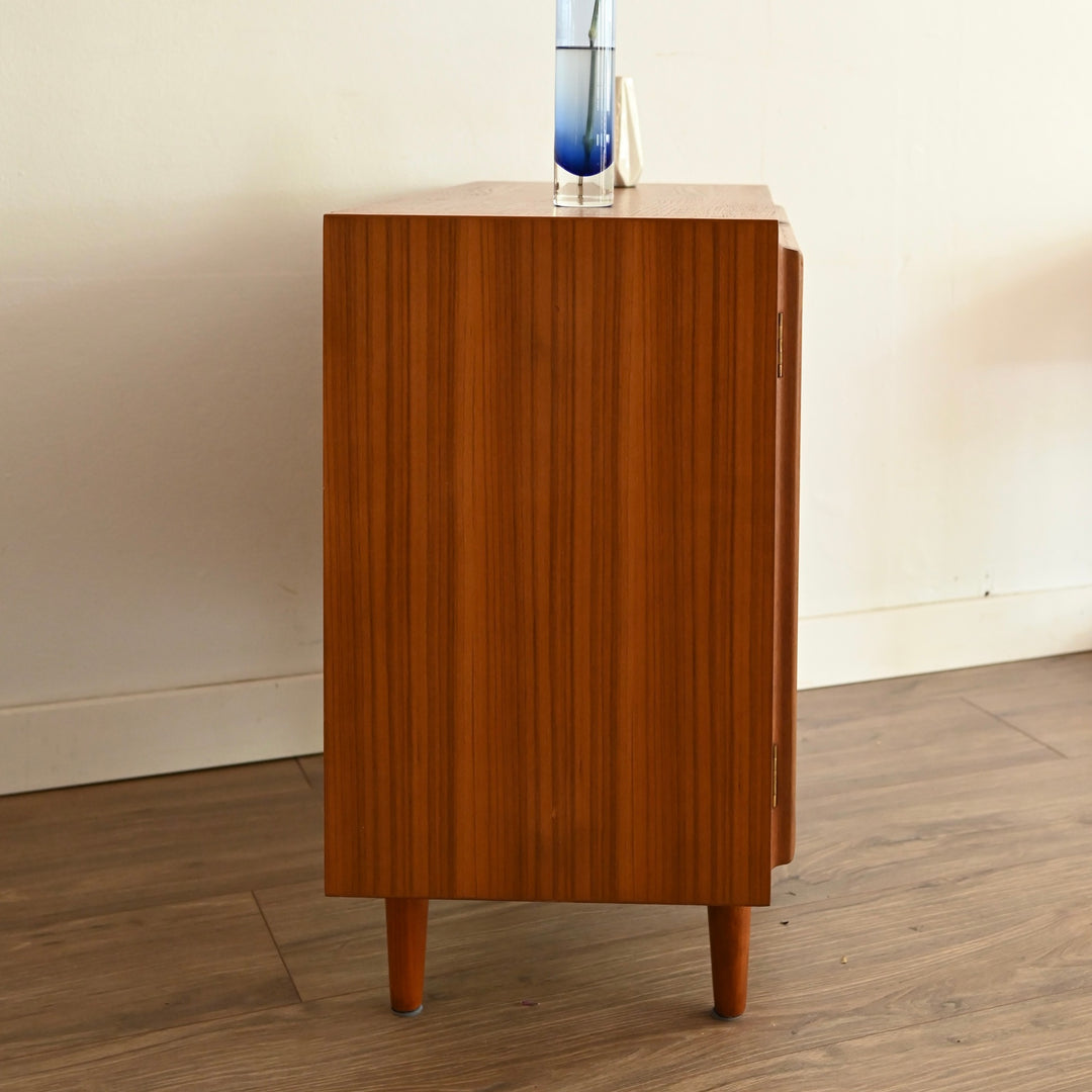 Mid Century Teak Sideboard Display Cabinet by Chiswell