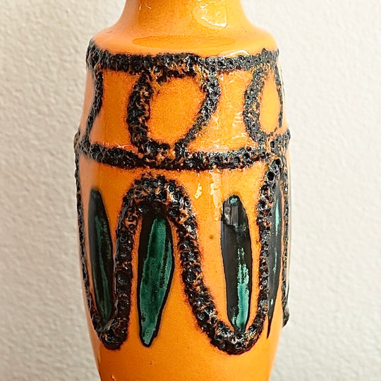 Mid Century Retro West German Small Ceramic Vase