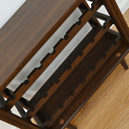 Mid Century Walnut Wine Bar Storage Sidetable by Chiswell