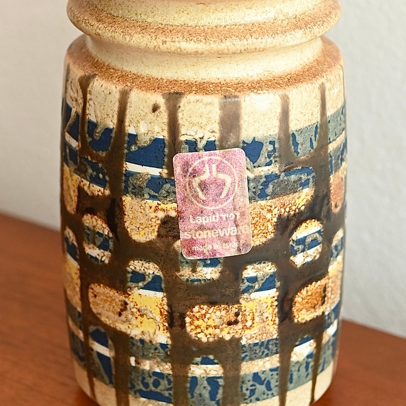 Mid Century Retro Israeli Medium Ceramic Vase