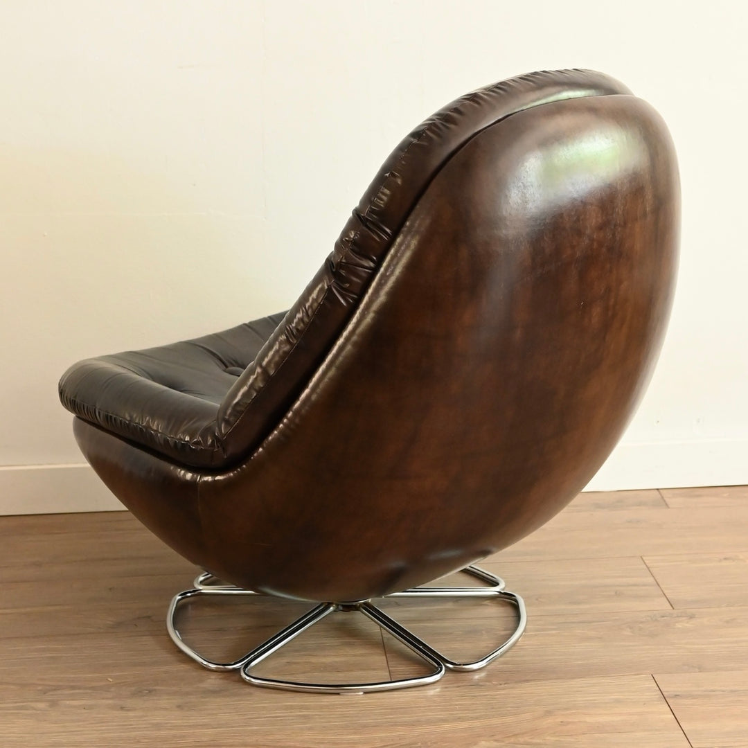 Retro 1970s Swivel Pod Armchair by Namco - multiple available