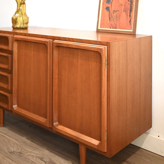 Mid Century Teak Sideboard LP Record Cabinet by Chiswell