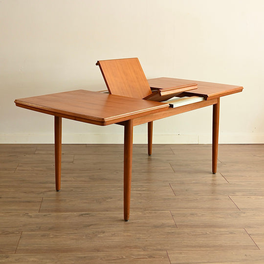 Mid Century Teak Extendable Dining Table by Chiswell
