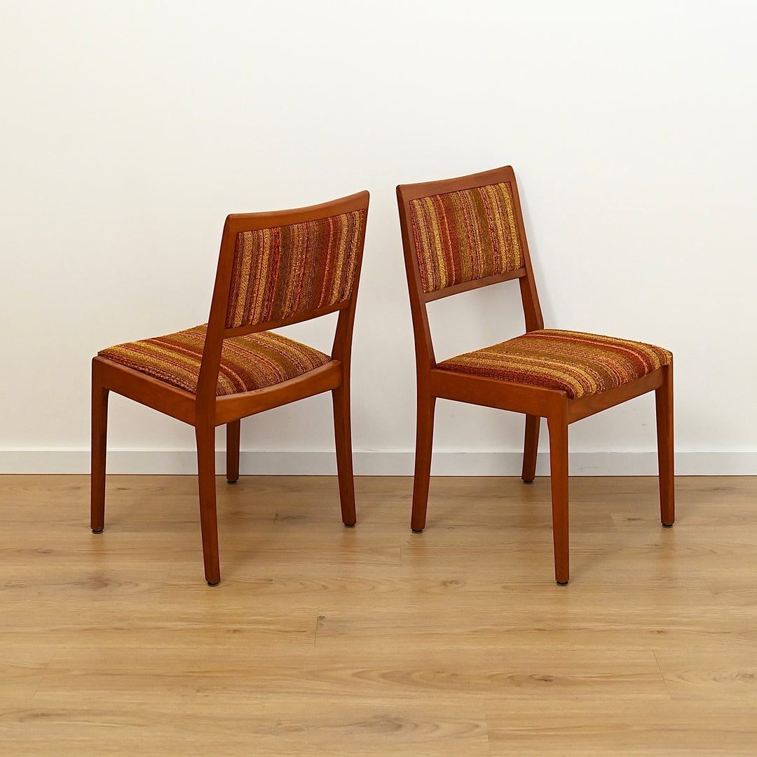 6x Mid Century Teak Dining Chairs by Parker
