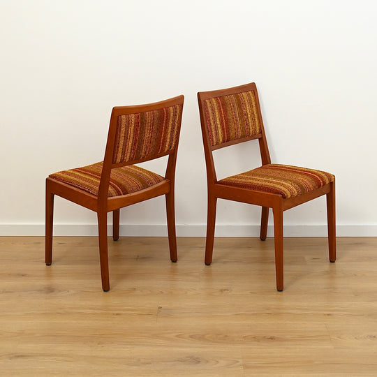 6x Mid Century Teak Dining Chairs by Parker