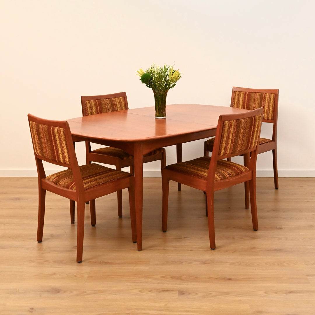 6x Mid Century Teak Dining Chairs by Parker