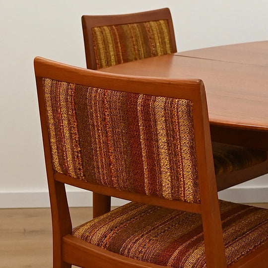 6x Mid Century Teak Dining Chairs by Parker