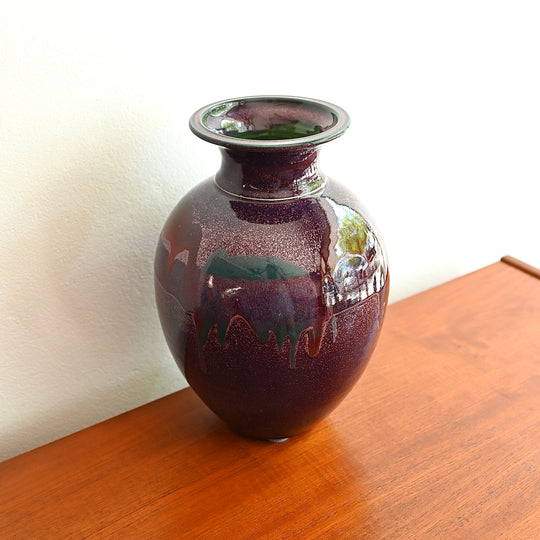 Mid Century Retro Medium Ceramic Vase