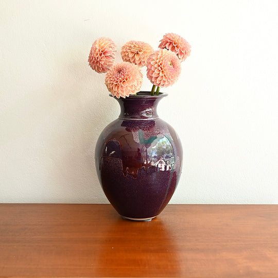 Mid Century Retro Medium Ceramic Vase