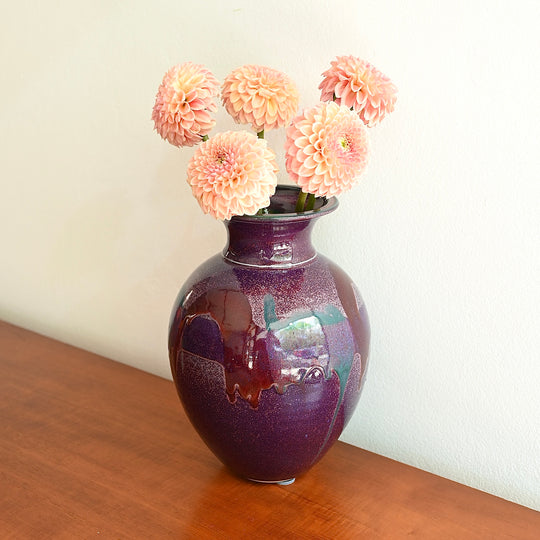 Mid Century Retro Medium Ceramic Vase