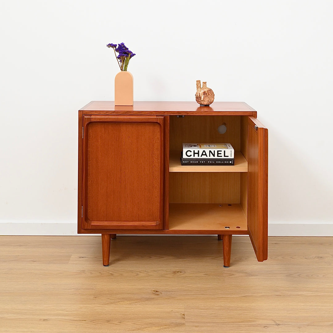 Mid Century Teak Sideboard LP Record Cabinet by Chiswell