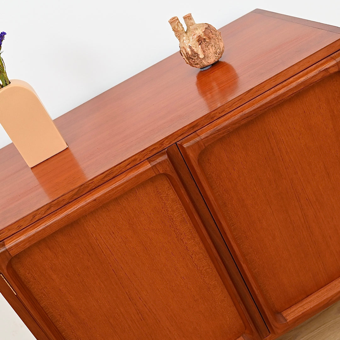 Mid Century Teak Sideboard LP Record Cabinet by Chiswell