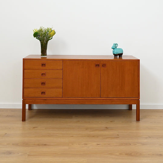 Mid Century Teak Sideboard made in Netherlands - Refinished 