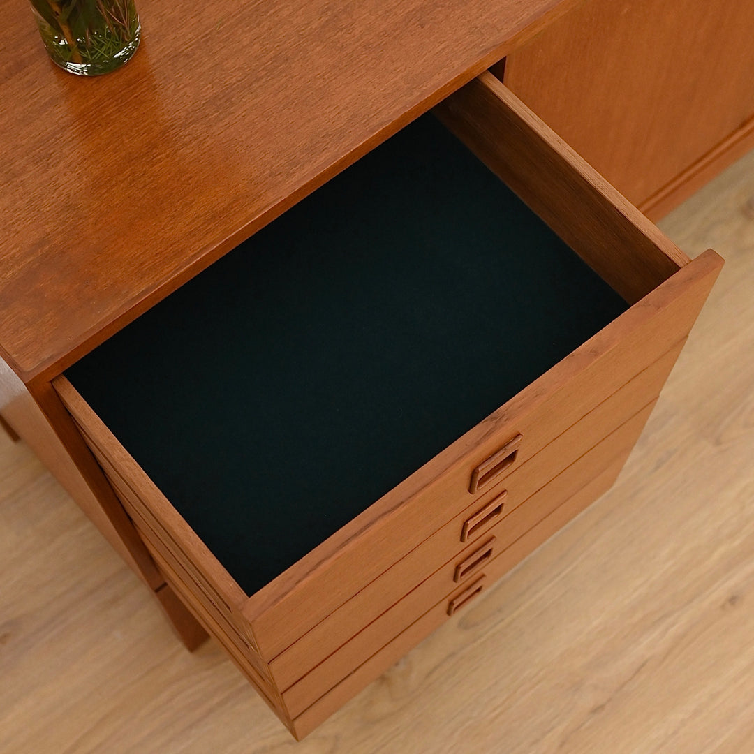 Mid Century Teak Sideboard made in Netherlands - Refinished 