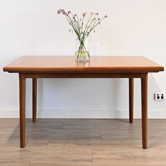 Mid Century Teak Extendable Dining Table made in the UK