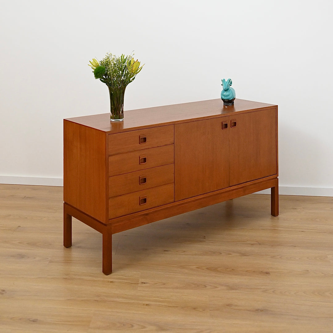 Mid Century Teak Sideboard made in Netherlands - Refinished 