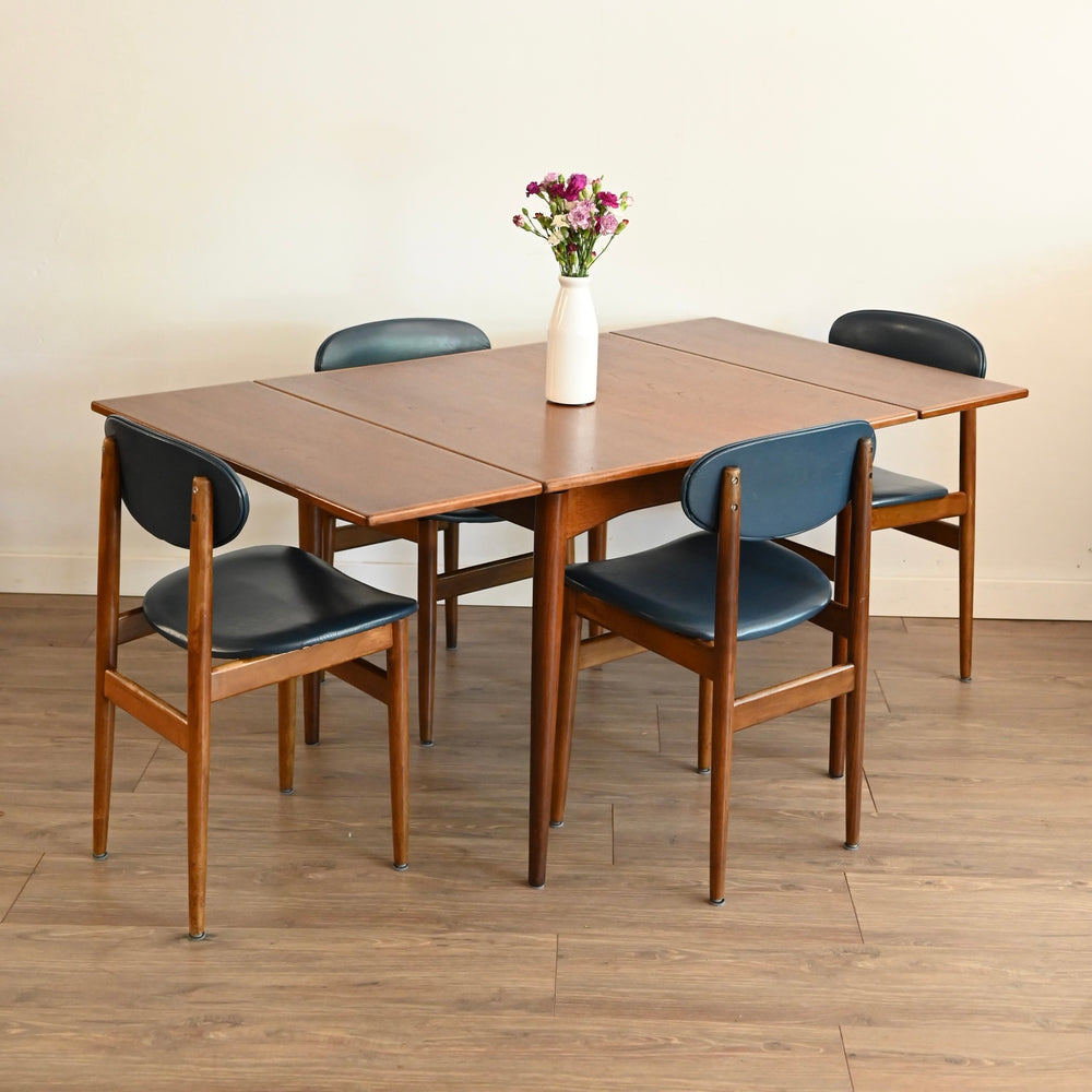 Parker Teak Nordic Square Extendable Dining Table