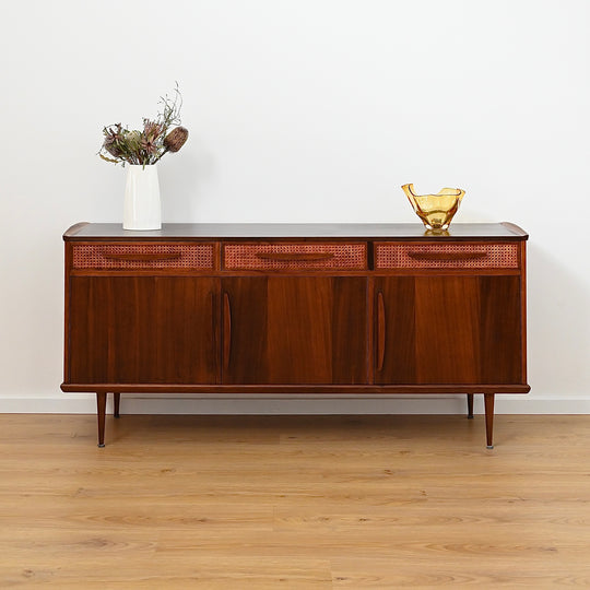 Mid Century Blackbean Sideboard by Schulim Krimper