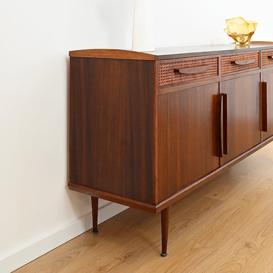 Mid Century Blackbean Sideboard by Schulim Krimper