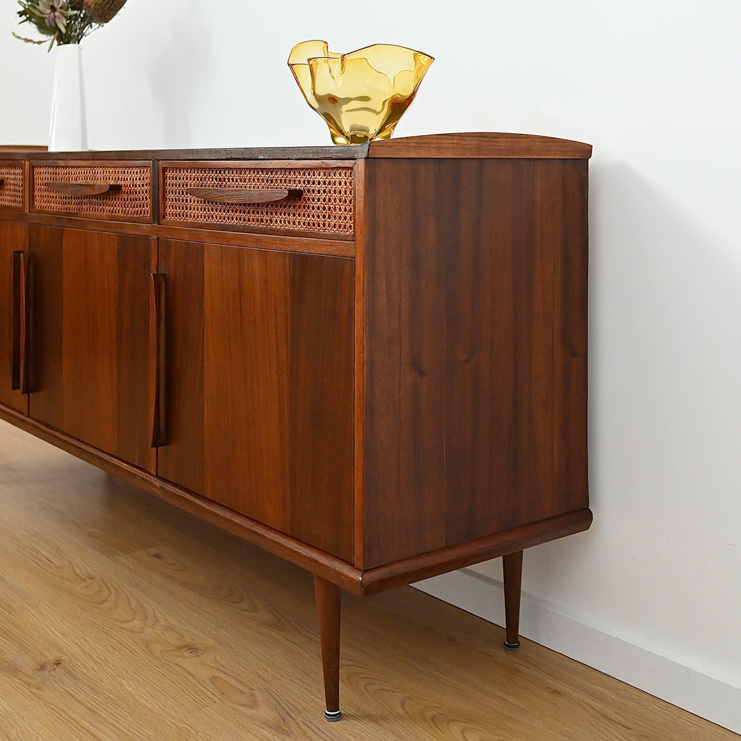 Mid Century Blackbean Sideboard by Schulim Krimper