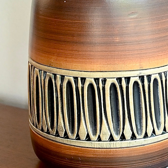 Mid Century Retro Israeli Large Ceramic Vase