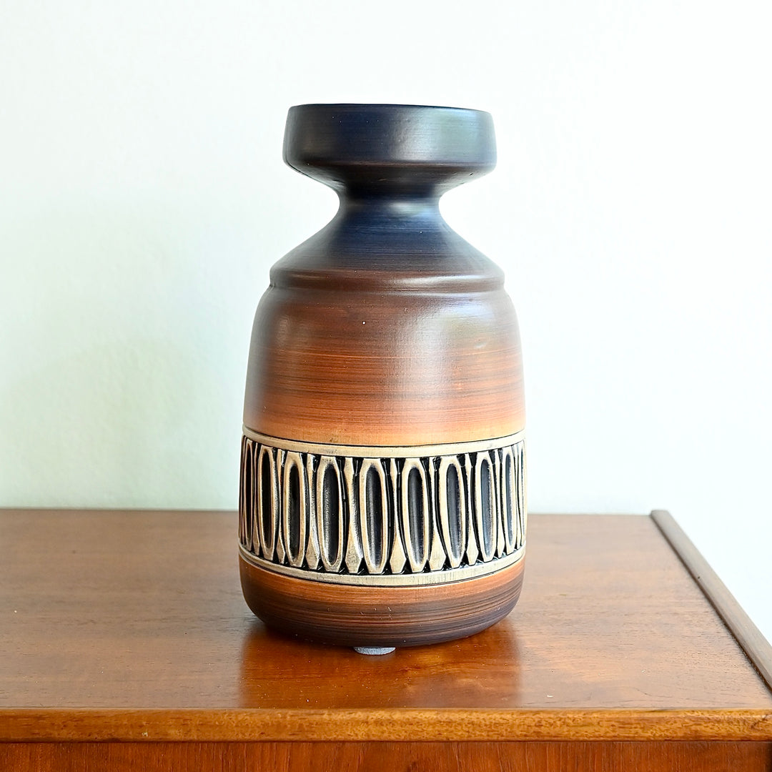 Mid Century Retro Israeli Large Ceramic Vase