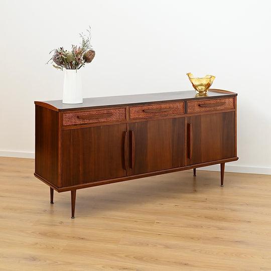 Mid Century Blackbean Sideboard by Schulim Krimper