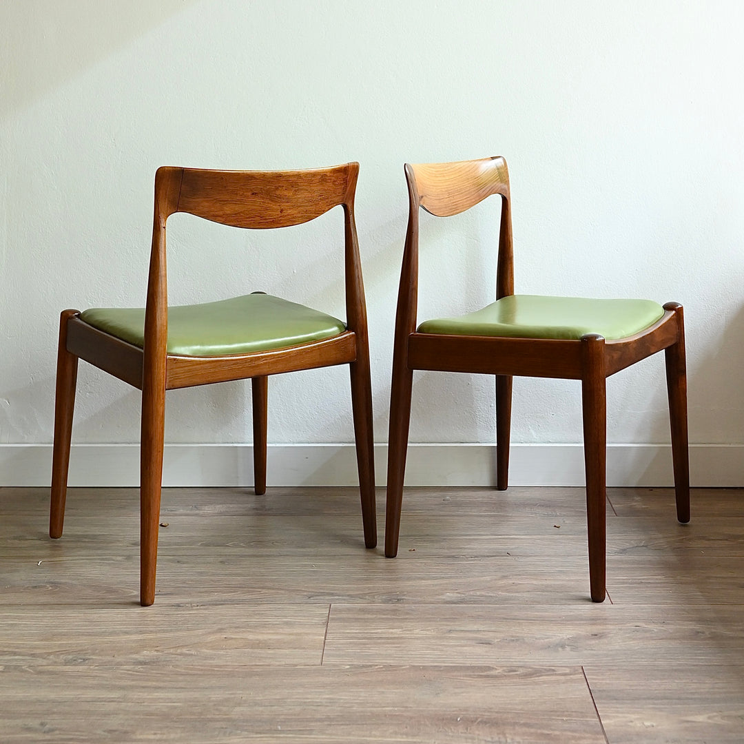 4x Mid Century Dining Chairs by Danish de Luxe