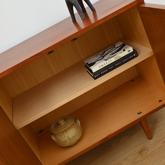 Mid Century Sideboard LP Record Cabinet by Chiswell