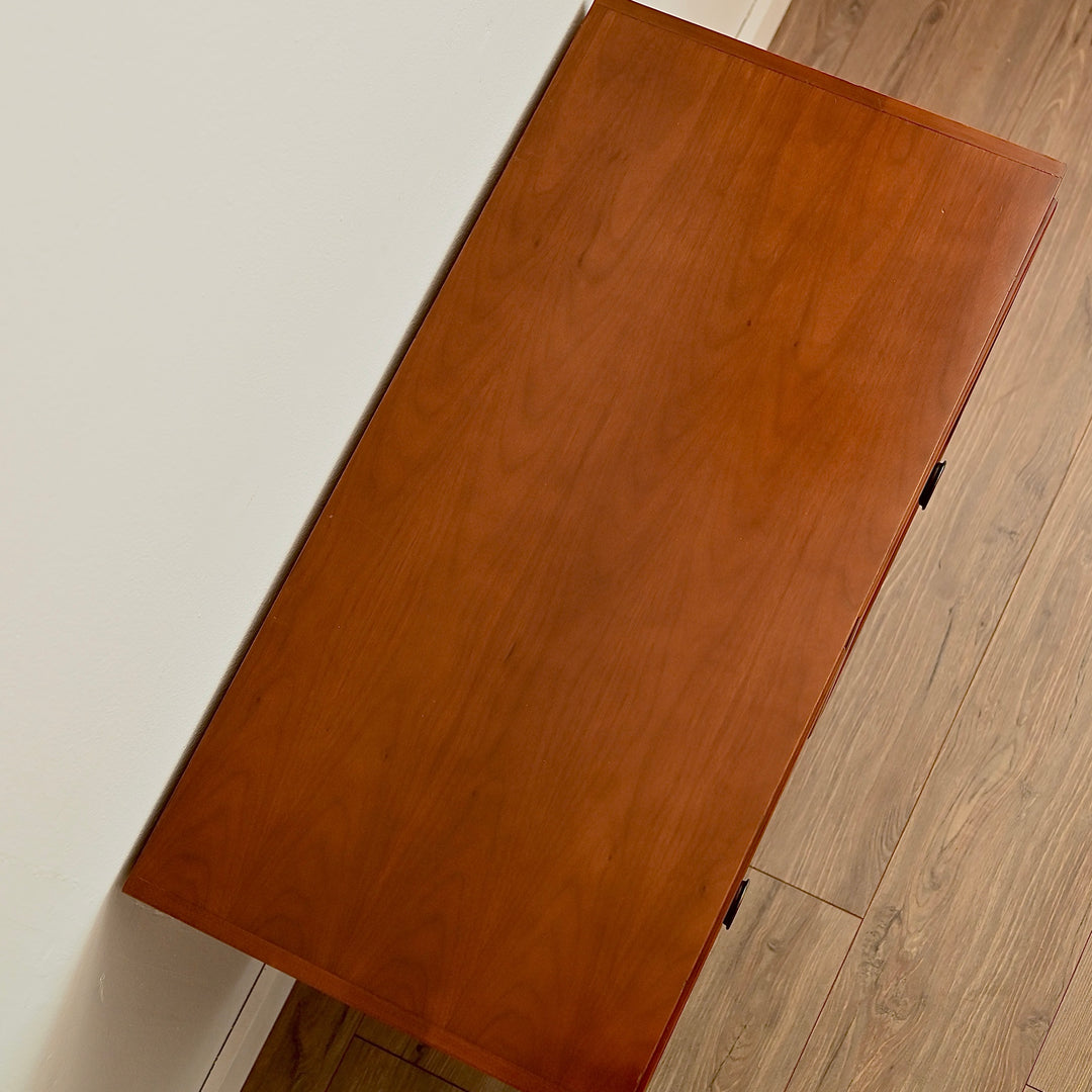 Parker Mid Century Walnut Sideboard LP Record Cabinet