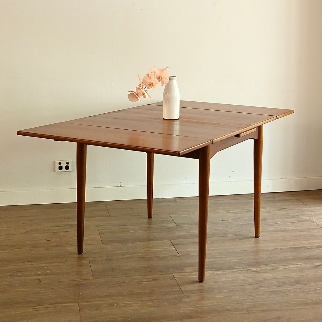 Parker Mid Century Teak Extendable Dining Table