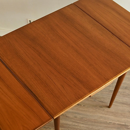 Parker Mid Century Teak Extendable Dining Table