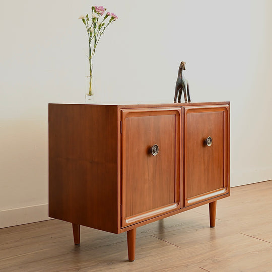 Parker Mid Century Walnut Sideboard LP Record Cabinet