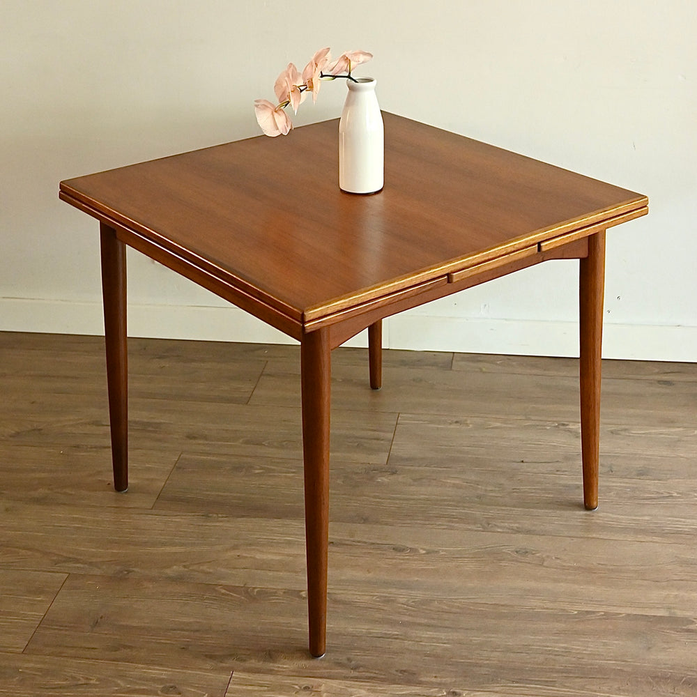 Parker Mid Century Teak Extendable Dining Table