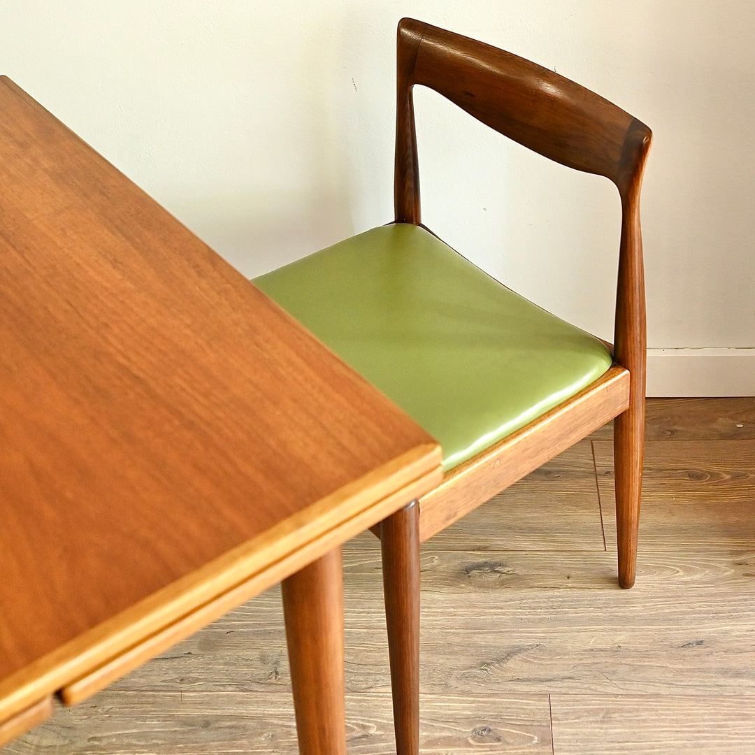 4x Mid Century Dining Chairs by Danish de Luxe