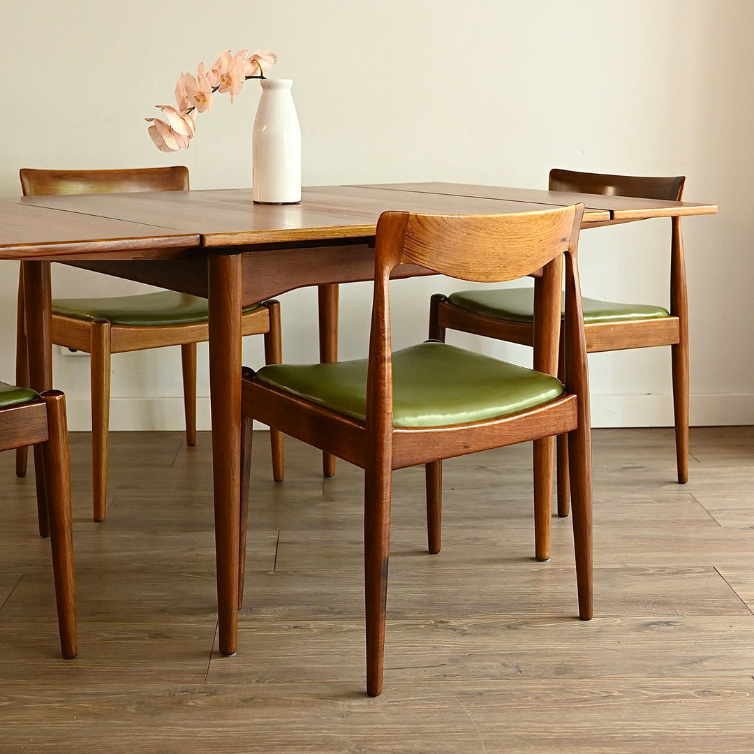 4x Mid Century Dining Chairs by Danish de Luxe