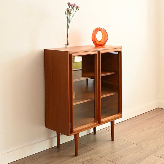 Mid Century Teak Sideboard Display Cabinet by Chiswell