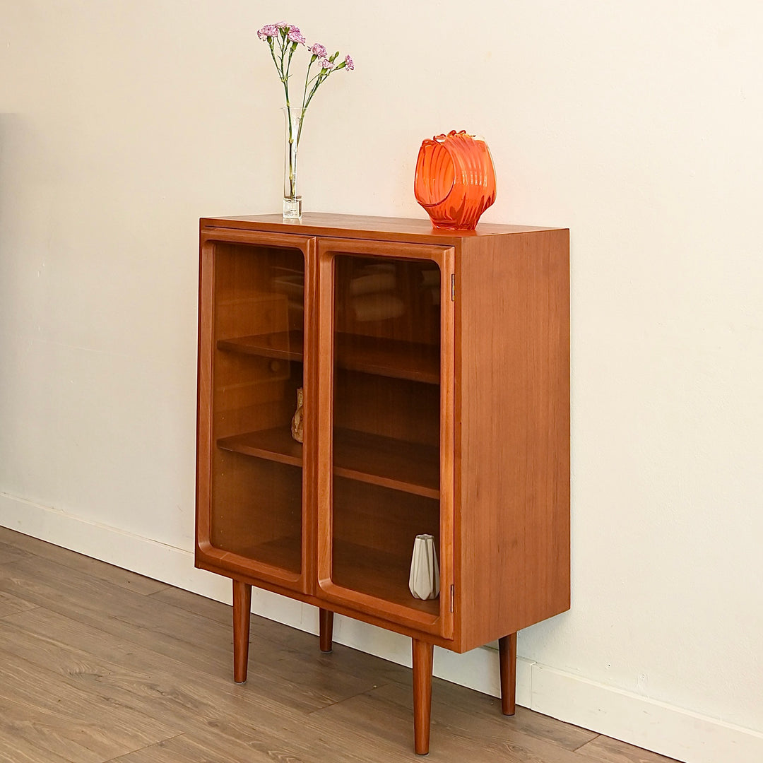 Mid Century Teak Sideboard Display Cabinet by Chiswell
