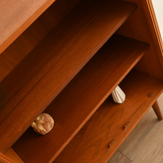 Mid Century Teak Sideboard Display Cabinet by Chiswell