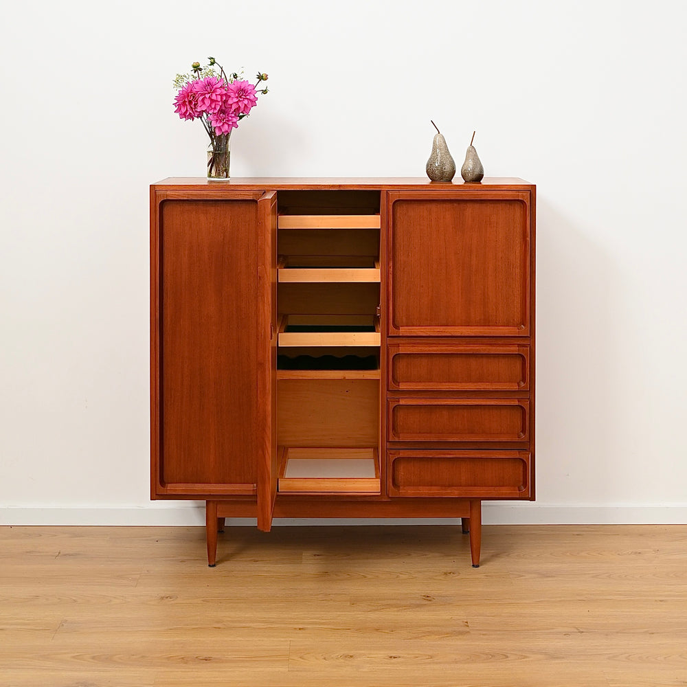 Mid Century Teak 'Koben' Sideboard Bar Cabinet Credenza by Chiswell