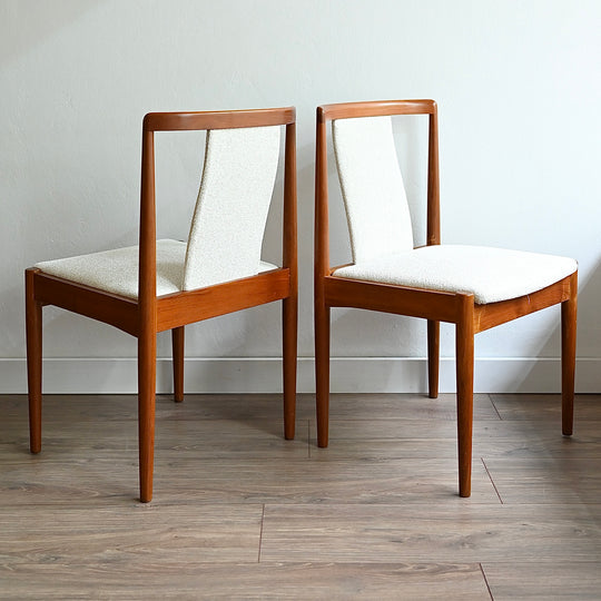 6x Parker Mid Century Teak Dining Chairs