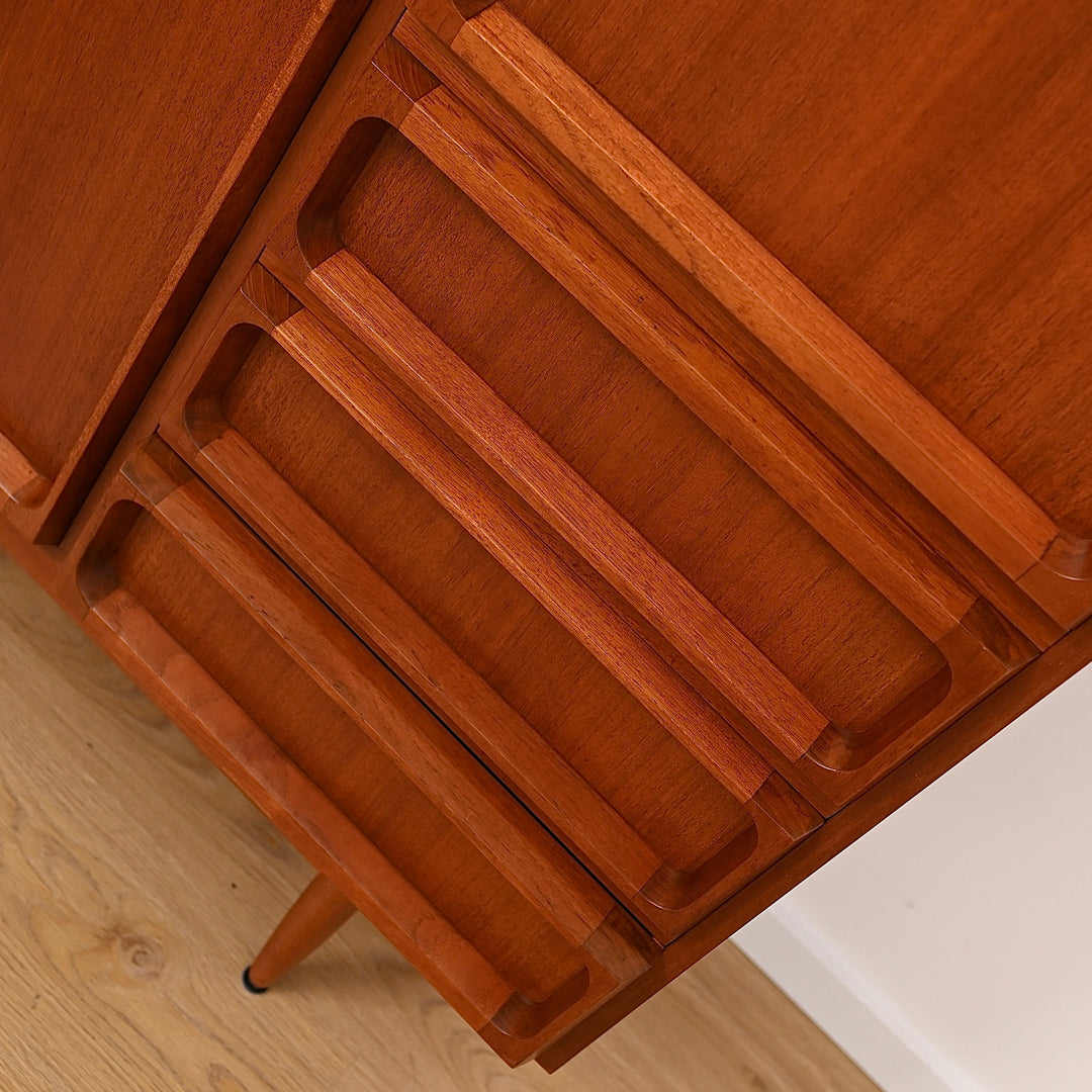 Mid Century Teak 'Koben' Sideboard Bar Cabinet Credenza by Chiswell